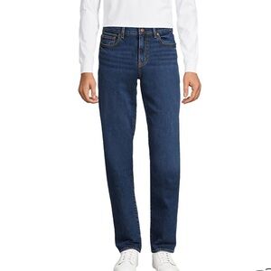 Lands End Men's Tall Recover 5 Pocket Traditional Fit Denim Jeans